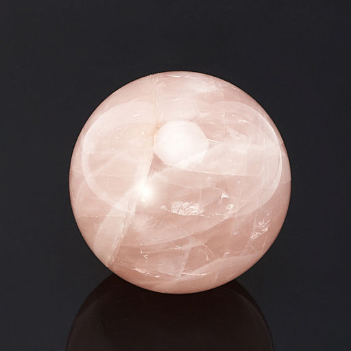 Шар Розовый кварц - камень Венеры - зарождение чувств создание счастливой семьи 2см