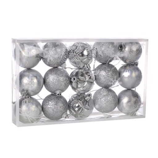 Елочные шары 15 штук 5 см / B-2586 /уп 96/ - Галеонтрейд фото 2