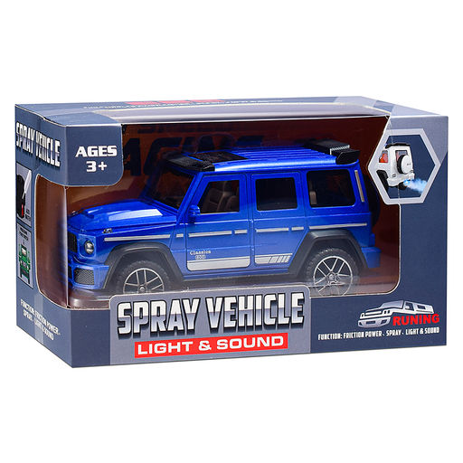Машина "Джип" (свет, звук, спрей) в коробке