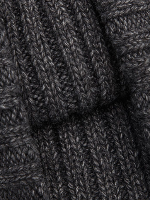 Шапка муж. шерсть+акр LB-A53122 d.grey melange - Labbra фото 4