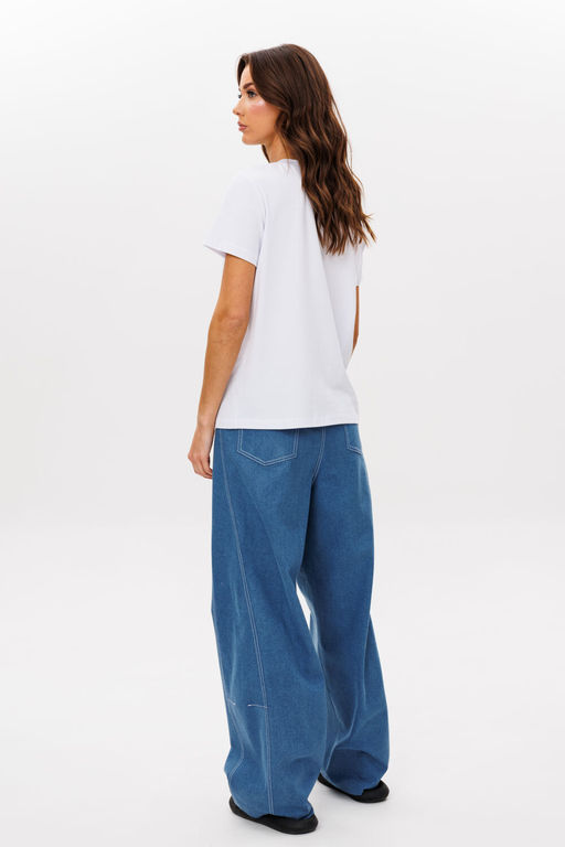 Футболка Fantazia Mod 5185 белая  фото 2