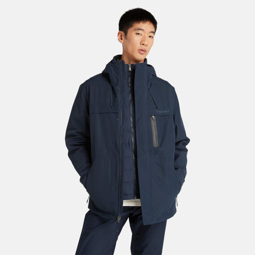 Мужская куртка Timberland Jacket Super Benton 3-in-1 темно-синяя  фото 5
