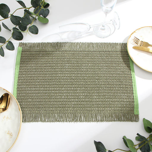 Салфетка Доляна цв.зеленый,30*45 см  фото 2