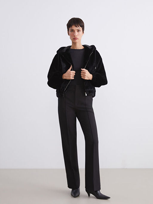 Kap??onlu Kad?n K?rk Ceket