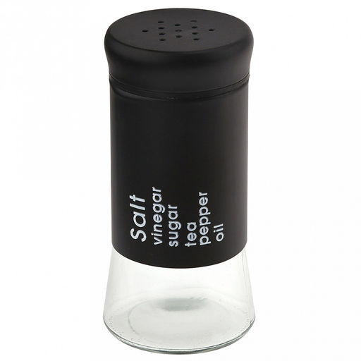 Банка для специй (перечница/солонка) стеклянная В юбке 150мл д5,5см h11,1см, диаметр горла - 3,4см, в цветной металлической оплетке, винтовая комбинированная крышка мет/окраш-пластик, цвета в ассортименте: белый, красный, черный, розовый, синий (Ки