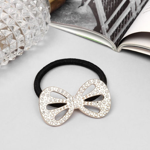 Цена за 6 шт. Резинка для волос «Дафна», бант, 5 см