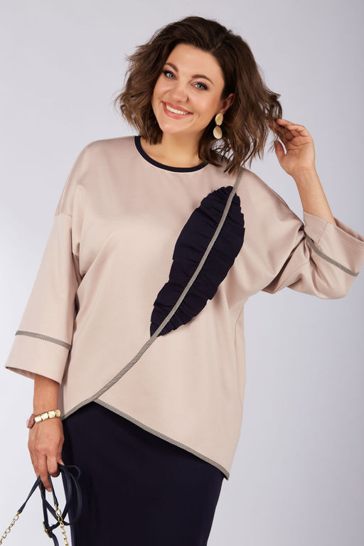 Костюм LADY SECRET 1631 синий+пудра