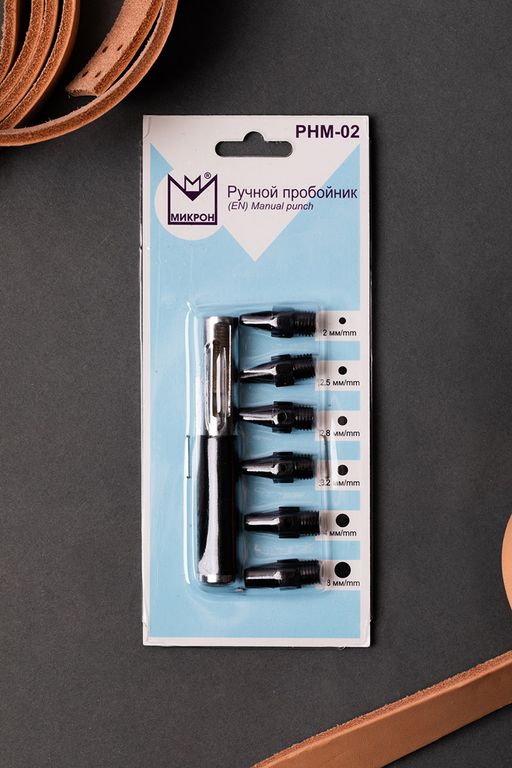Micron PHM-02 Пробойник ручной 6 насадок