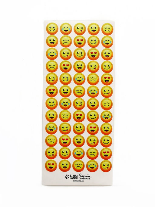 Цена за 2 шт. Наклейки детские оценки «Эмоции», 7×16 см, 10 листов