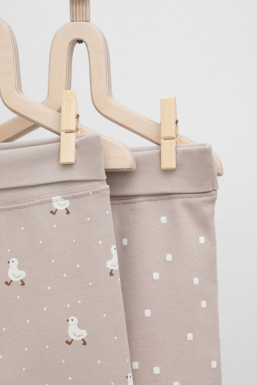 Crockid _ К 400220-2уп/мини квадратики,цыпленок ползунки яс