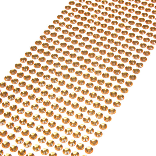 Стразы декоративные 6 мм (504 шт) SF-3177, золото