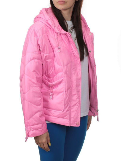 23-022 PINK Куртка оверсайз демисезонная женская (синтепон 100 гр.) - Fashion фото 8