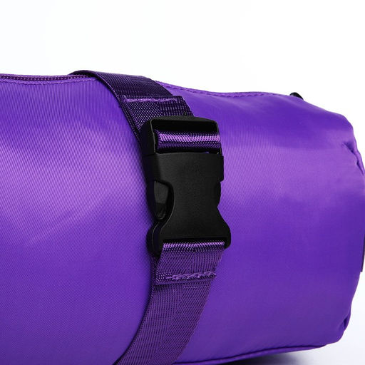 Сумка молодёжная на молнии, цвет сиреневый - Simaland фото 4