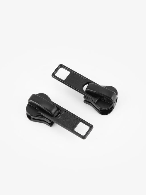 Цена за 3 шт. Бегунок для молнии «Трактор», №5, 10 шт., чёрный