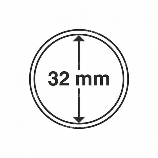 Капсула CAPS для монет диаметром 32 мм LEUCHTTURM 304799