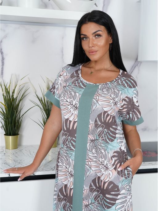 Илона платье женское (листья) - Lovetex фото 4