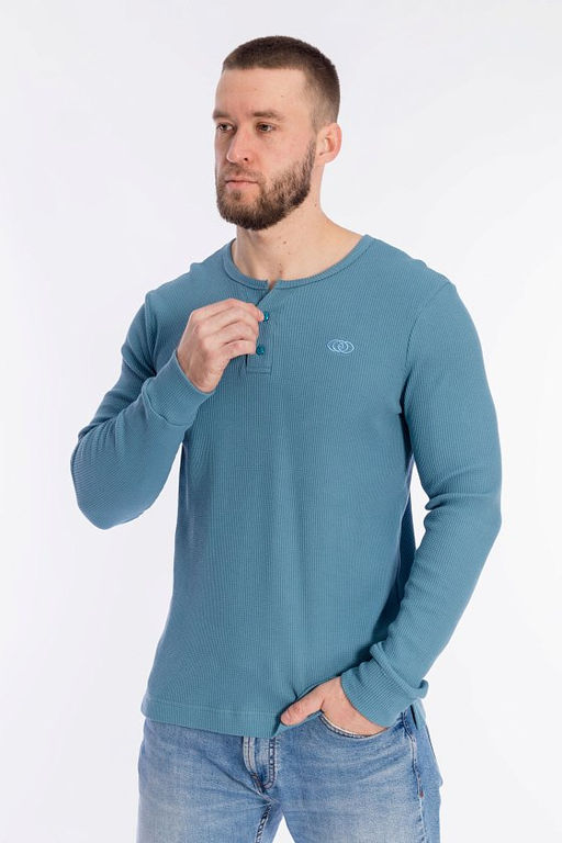 Лонгслив М123062ВШа Индиго