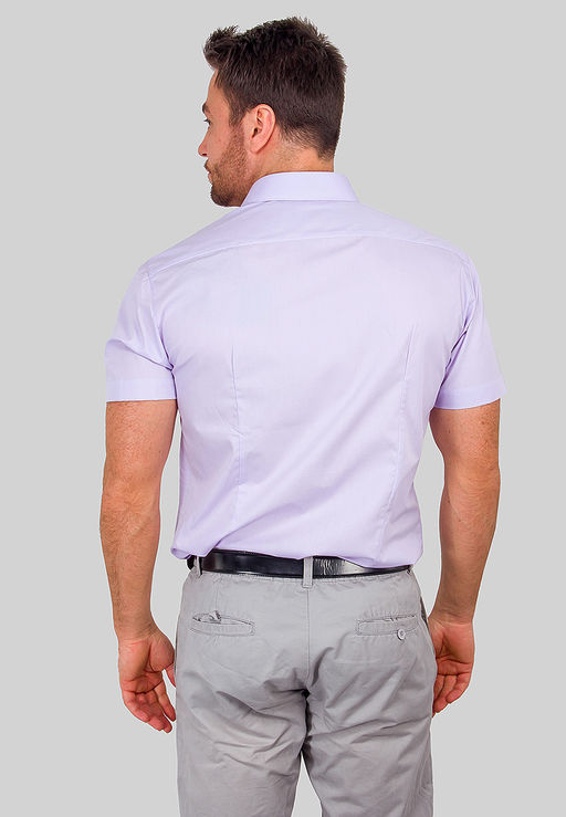 Сорочка мужская короткий рукав GREG 720/109/LV/ZV  фото 6