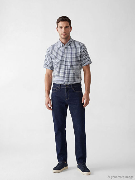 Regular Fit Ekose Erkek G?mlek