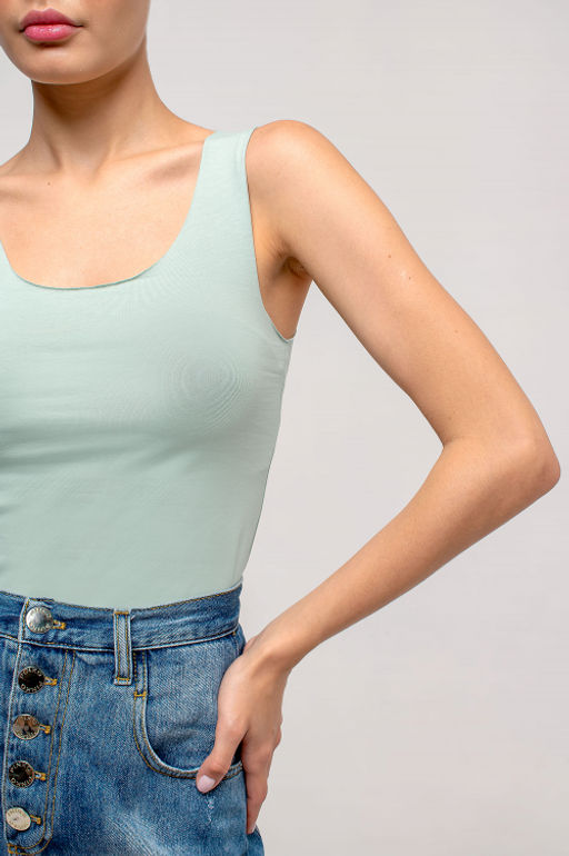 Арт. 3752/6 Майка женская 40-48 (5 шт) Цвет:мята - Калинка фото 3