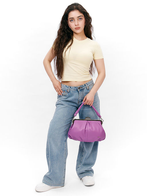 LACCOMA сумка Оливия-Л815-орхидея эко кожа хлопок  фото 8