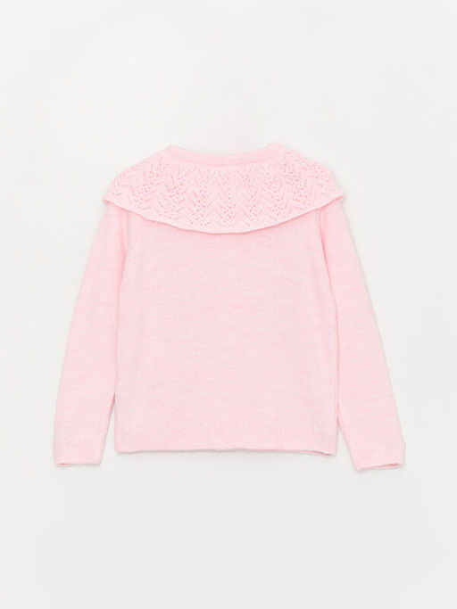 Bebe Yaka Nak??l? Uzun Kollu K?z ?ocuk Triko H?rka - Waikiki фото 2