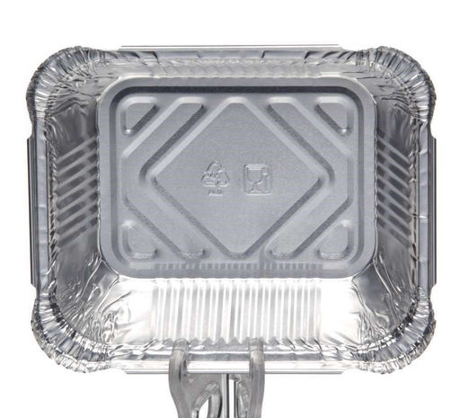 Формы алюминиевые 6 шт. в пакете 690 мл прямоуг."КЕКС", арт. 067