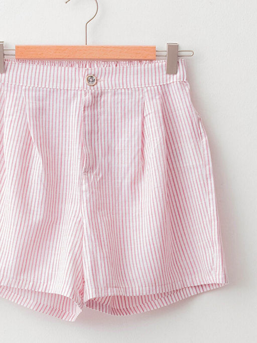 ?izgili Gabardin K?z ?ocuk ?ort - Waikiki фото 3