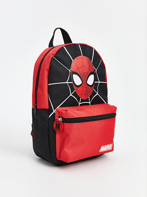 Spider-Man Bask?l? Erkek ?ocuk Okul ?antas?