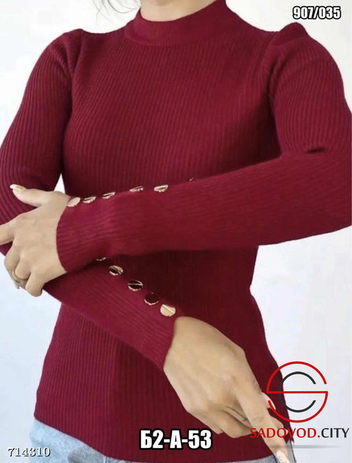 Женская однотонная кофта - Bruno фото 9