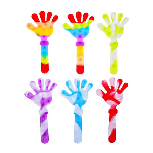 Цена за 20 шт. Развивающая игрушка «Ладонь» с присосками, цвета МИКС