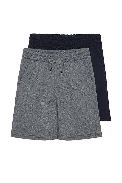 Antrasit-Lacivert Basic Regular/Normal Kesim D_z 2li Paket _ort TMNSS21SR0095 - Trendyolmilla фото 2