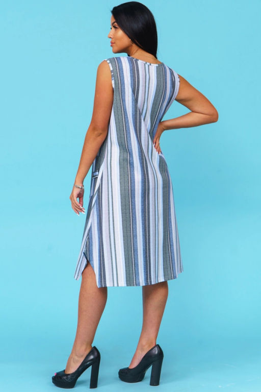 Платье женское, цвет голубой