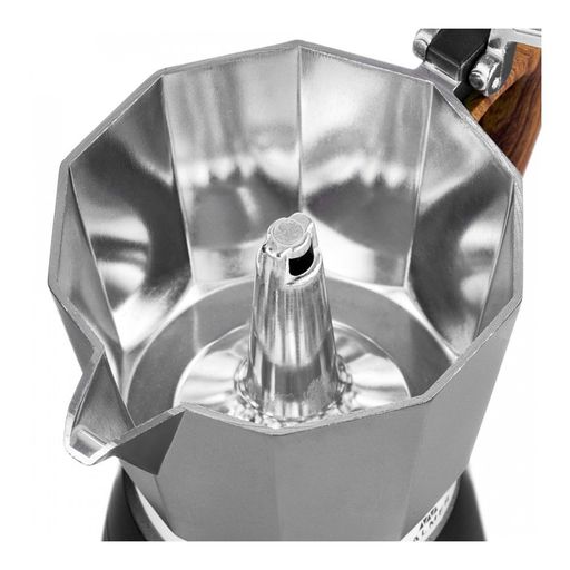 Кофеварка гейзерная Walmer Blackwood на 6 чашек, 0.3 л, цвет серый металлик  фото 5