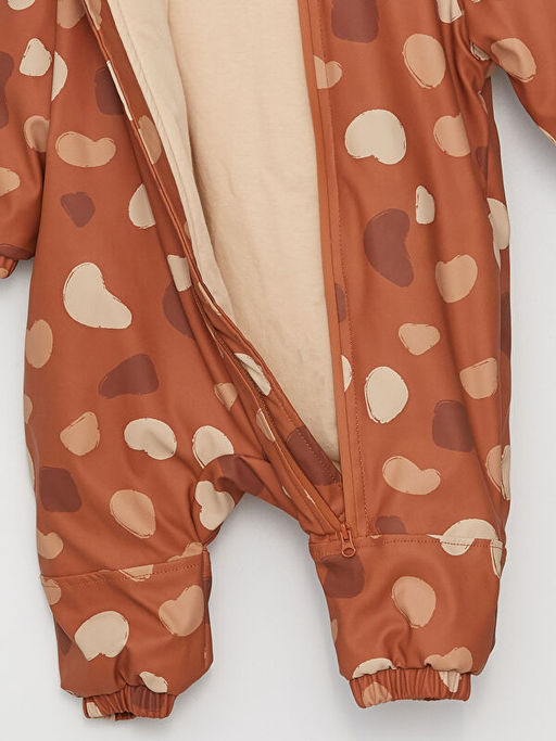 Kap??onlu Uzun Kollu Bask?l? Erkek Bebek Astronot Mont - Waikiki фото 2