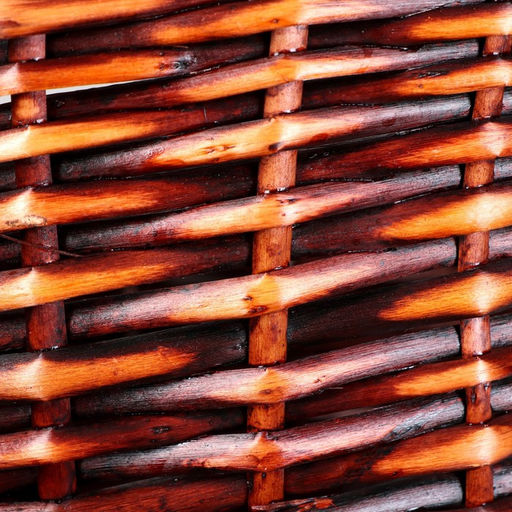 Корзина плетёная для хранения, ива, овальная, тёмная, набор 3 шт.