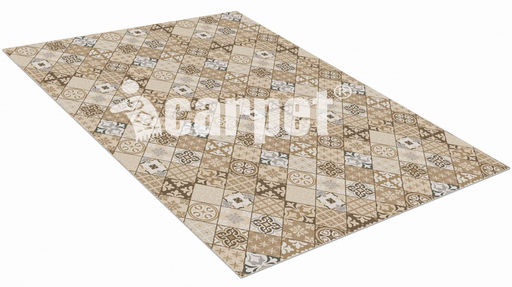 Коврик вырезной icarpet PRINT антискользящий (139) "Гранит" 200х300 коричнево-серый S