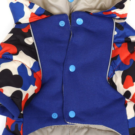 Комбинезон Go-Иди с утяжкой, размер 12 (ДС 28, ОГ 38, ОШ 27 см), синий/камуфляж - Simaland фото 10