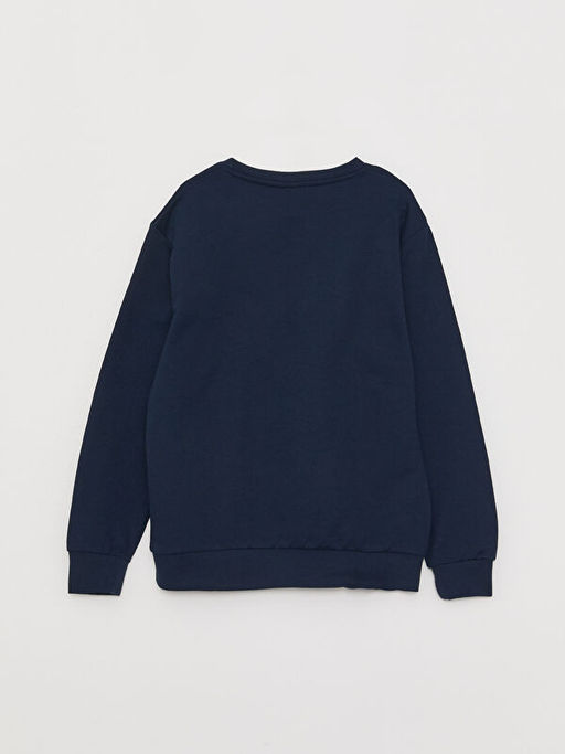 Bisiklet Yaka Nostaljik Maymun Bask?l? Uzun Kollu Erkek ?ocuk Sweatshirt - Waikiki фото 2