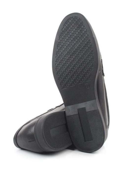 06-DYL138-1 BLACK Туфли женские (натуральная кожа)