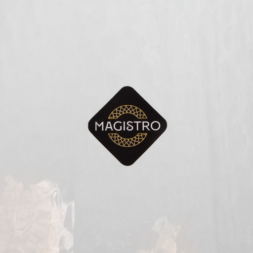Бокалы для Magistro «Дарио», 500 мл, 10×25 см, набор 6 шт., стекло, золотистые