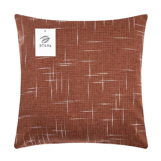 Наволочка декоративная Этель Классика, цвет коричневый, 43*43 см, 100% п/э  фото 11