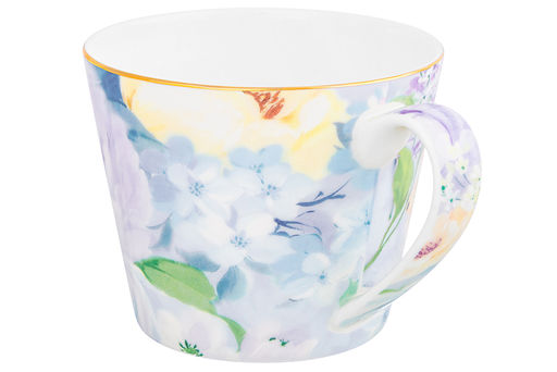 Кружка 450 мл 12,8*10,3*8,5 см Акварель голубая NEW BONE CHINA - Elan gallery фото 11