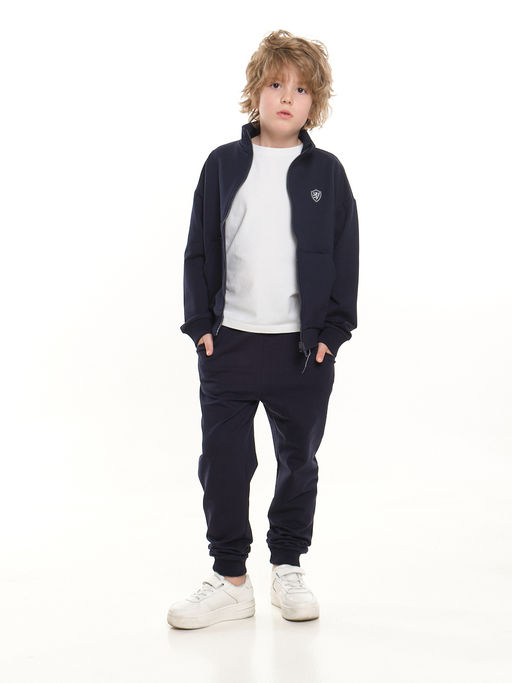 Спортивный костюм для мальчика подростка 22-7575 синий