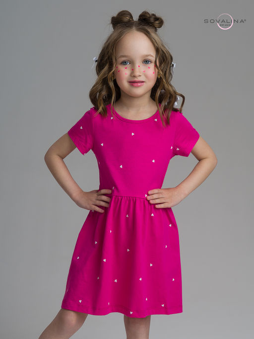 Платье Лето сердечки барби - Sovalina фото 6