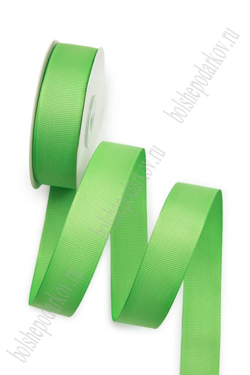 Лента репсовая 2,5 см*20 ярд "1 сорт" (SF-1348) светло-зеленый №227