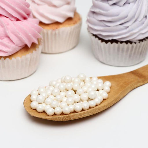 Посыпка кондитерская Жемчуг, белоснежный, 6 - 8 мм, 50 г - Simaland фото 2