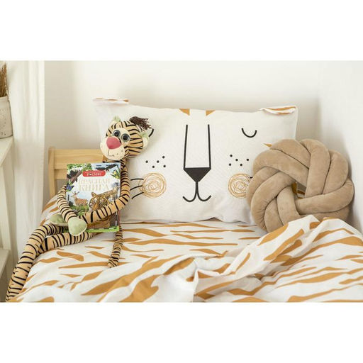 Постельное бельё 1.5-спальное «Этель» Sleepy tiger, бязь