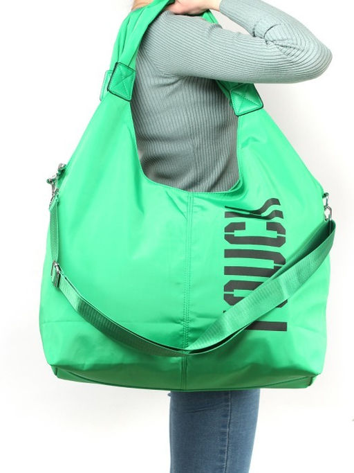 Сумка женская текстиль BoBo-8902 (touch), 1 отдел, ярко зеленый SALE 260646 фото 5