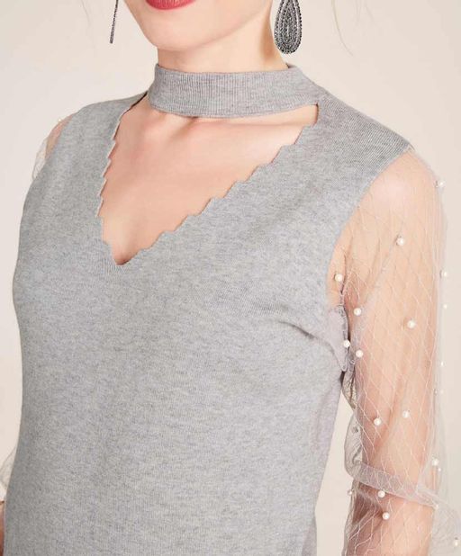 Пуловер, серый - Heine фото 5